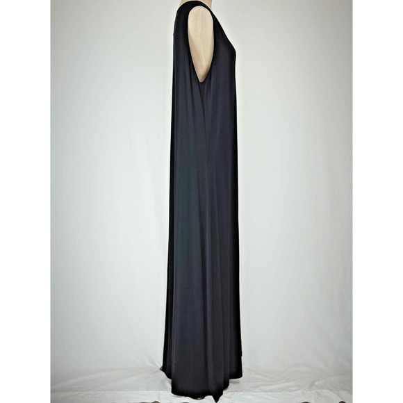 COMFY USA Black Sleeveless Tank Dress BEAUTIFUL ON!!! XL #0092 - Picture 4 of 5